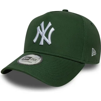 Boné curvo verde snapback 9FORTY E Frame League Essential da New York Yankees MLB da New Era