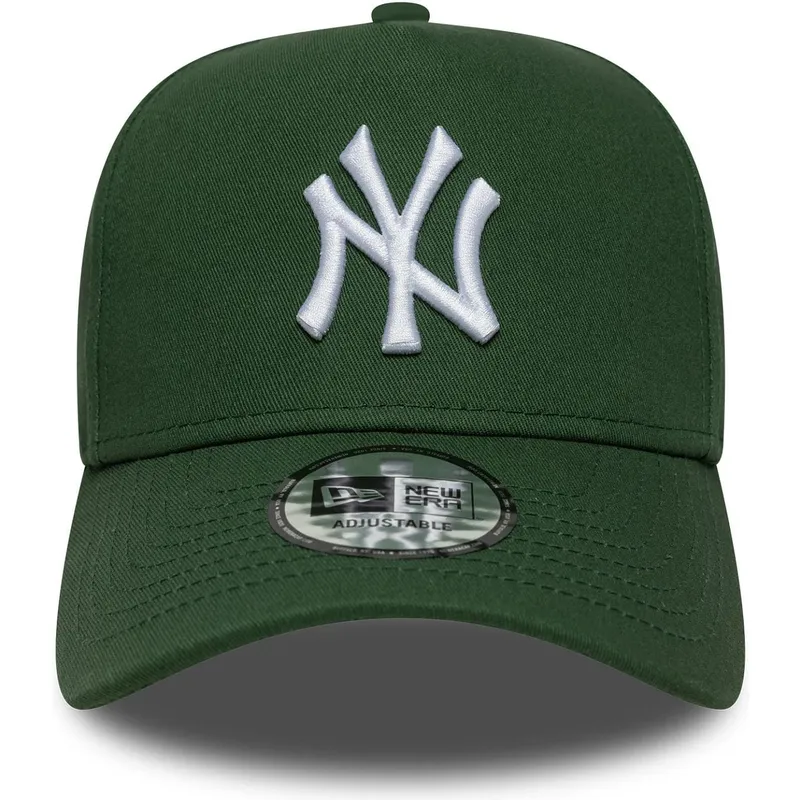 bone-curvo-verde-snapback-9forty-e-frame-league-essential-da-new-york-yankees-mlb-da-new-era