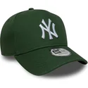 bone-curvo-verde-snapback-9forty-e-frame-league-essential-da-new-york-yankees-mlb-da-new-era