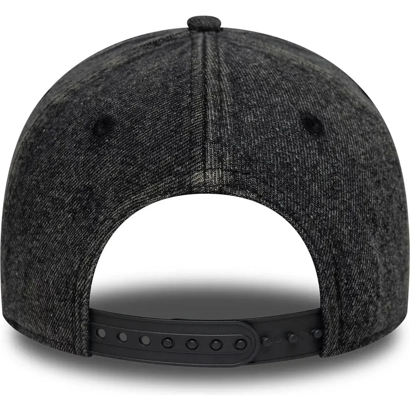 bone-curvo-preto-snapback-9forty-e-frame-denim-da-los-angeles-dodgers-mlb-da-new-era