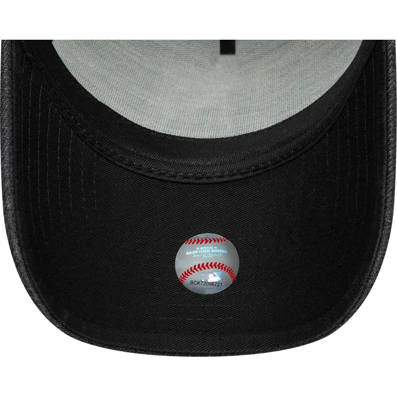 bone-curvo-preto-snapback-9forty-e-frame-denim-da-los-angeles-dodgers-mlb-da-new-era