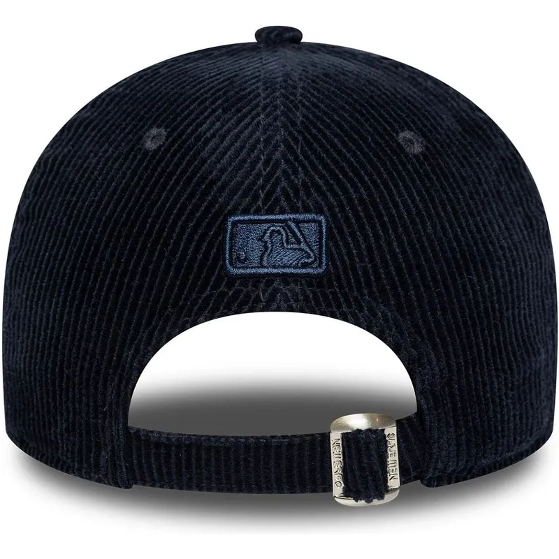 bone-curvo-azul-marinho-ajustavel-com-logo-azul-marinho-9forty-m-crown-cord-da-new-york-yankees-mlb-da-new-era