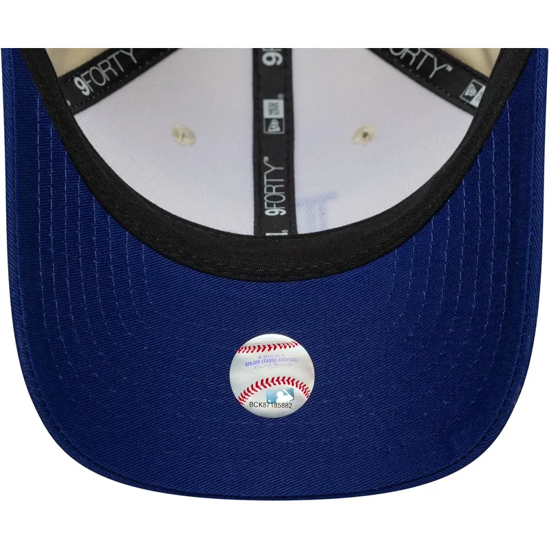 bone-curvo-bege-e-azul-snapback-9forty-m-crown-da-los-angeles-dodgers-mlb-da-new-era