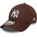 bone-curvo-castanho-snapback-9forty-m-crown-da-new-york-yankees-mlb-da-new-era