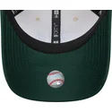 bone-curvo-bege-e-verde-snapback-9forty-m-crown-da-oakland-athletics-mlb-da-new-era