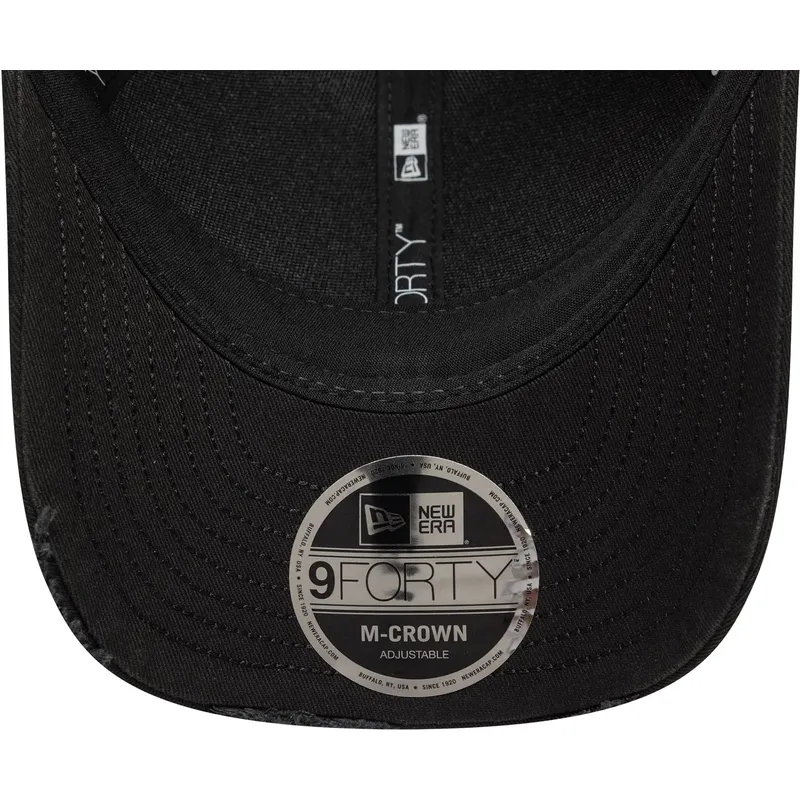 bone-curvo-preto-ajustavel-9forty-m-crown-distressed-da-moto-guzzi-da-new-era