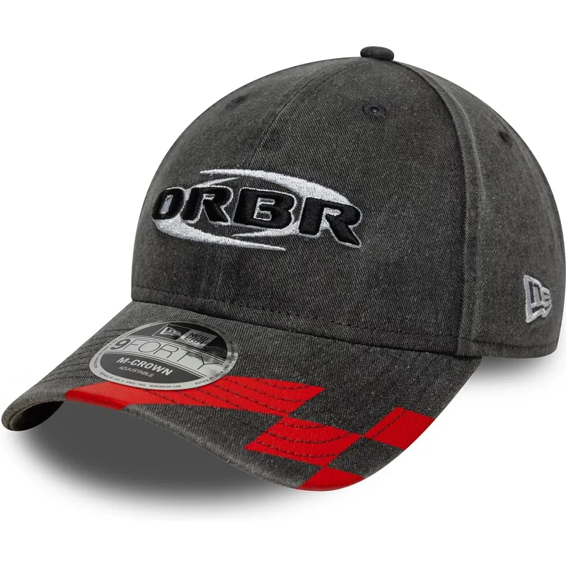 bone-curvo-preto-snapback-9forty-m-crown-washed-da-red-bull-racing-formula-1-da-new-era