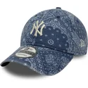 bone-curvo-azul-ajustavel-9twenty-washed-paisley-da-new-york-yankees-mlb-da-new-era