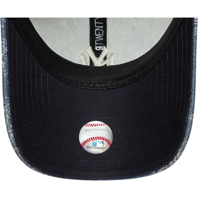 bone-curvo-azul-ajustavel-9twenty-washed-paisley-da-new-york-yankees-mlb-da-new-era