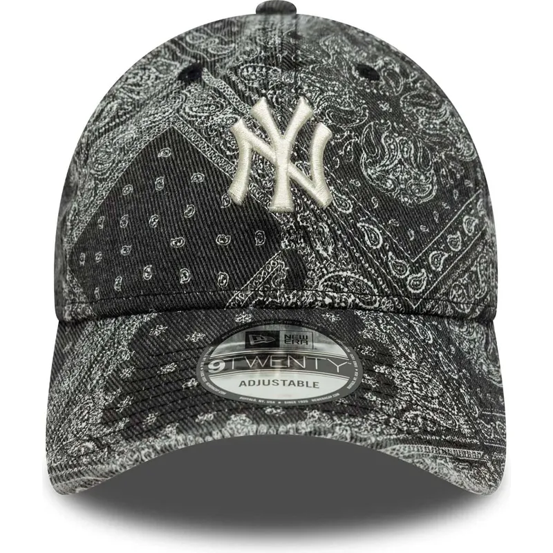 bone-curvo-preto-ajustavel-9twenty-washed-paisley-da-new-york-yankees-mlb-da-new-era