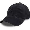 bone-curvo-azul-marinho-ajustavel-com-logo-azul-marinho-9twenty-suede-da-new-york-yankees-mlb-da-new-era