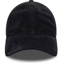 bone-curvo-azul-marinho-ajustavel-com-logo-azul-marinho-9twenty-suede-da-new-york-yankees-mlb-da-new-era