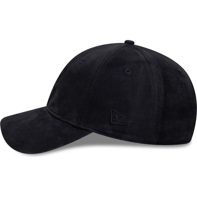 bone-curvo-azul-marinho-ajustavel-com-logo-azul-marinho-9twenty-suede-da-new-york-yankees-mlb-da-new-era