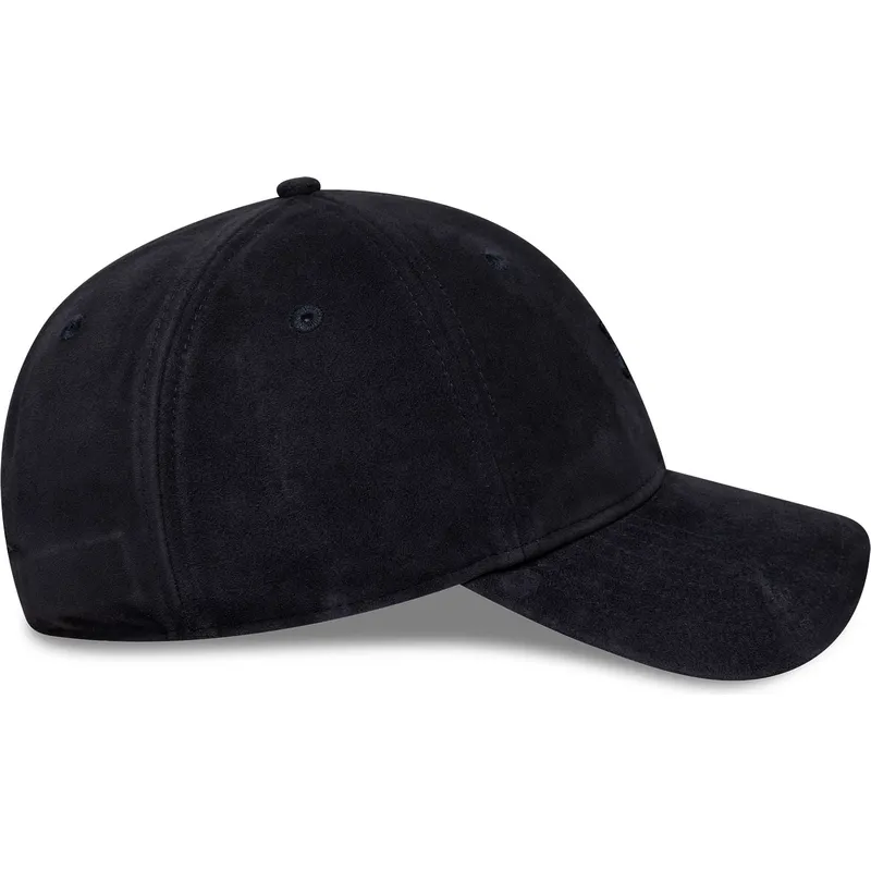 bone-curvo-azul-marinho-ajustavel-com-logo-azul-marinho-9twenty-suede-da-new-york-yankees-mlb-da-new-era