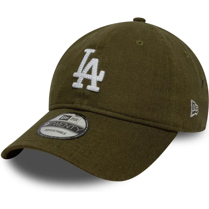 bone-curvo-verde-ajustavel-9twenty-linen-da-los-angeles-dodgers-mlb-da-new-era