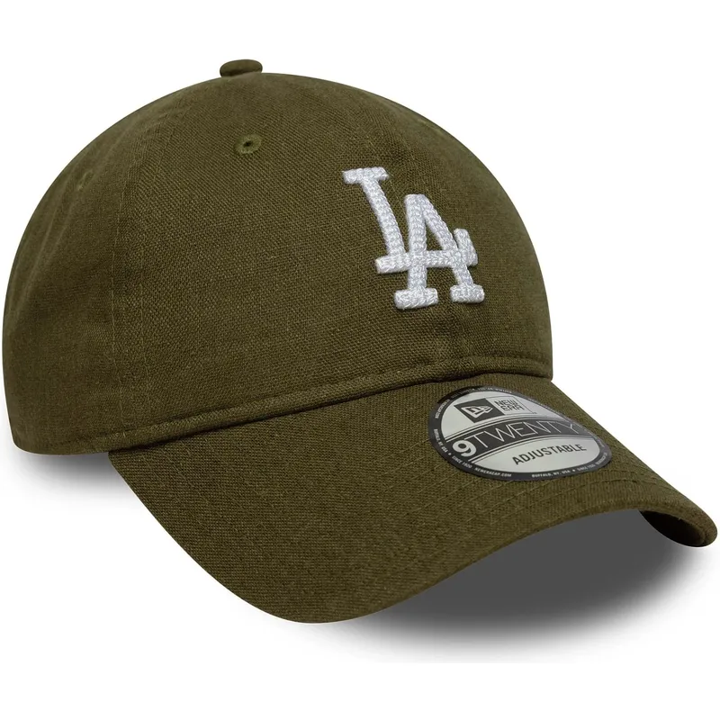 bone-curvo-verde-ajustavel-9twenty-linen-da-los-angeles-dodgers-mlb-da-new-era