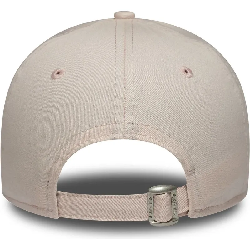 bone-curvo-rosa-ajustavel-com-logo-rosa-para-mulheres-9forty-league-essential-midi-da-los-angeles-dodgers-mlb-da-new-era