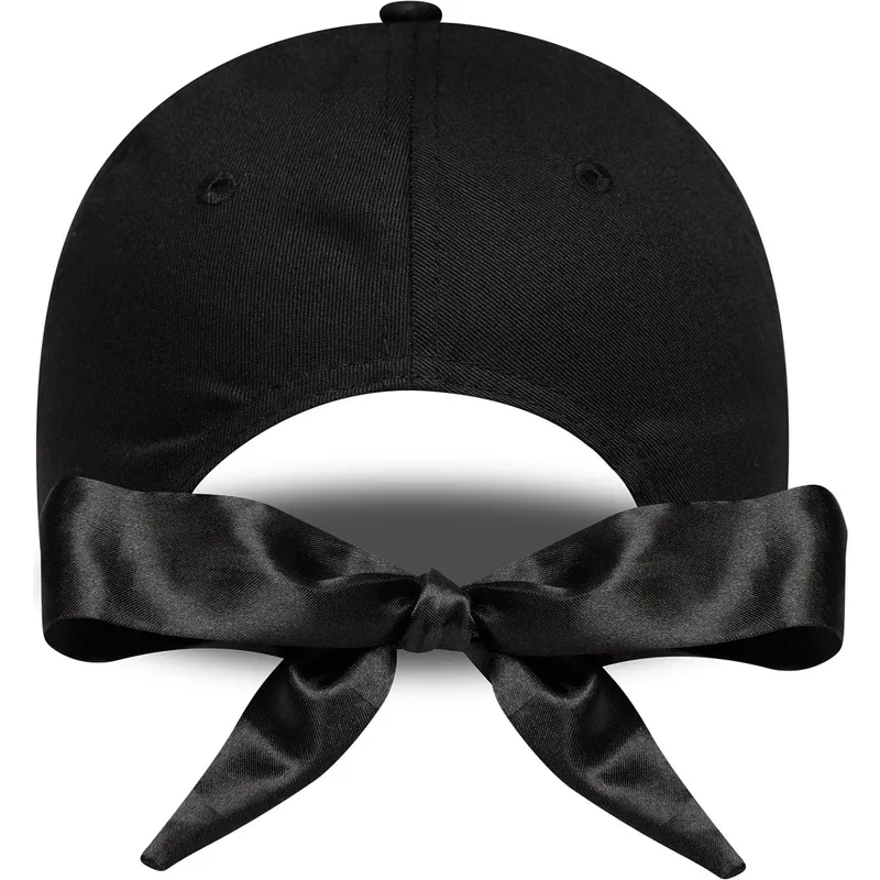 bone-curvo-preto-ajustavel-com-logo-preto-para-mulheres-9forty-bow-back-da-new-york-yankees-mlb-da-new-era