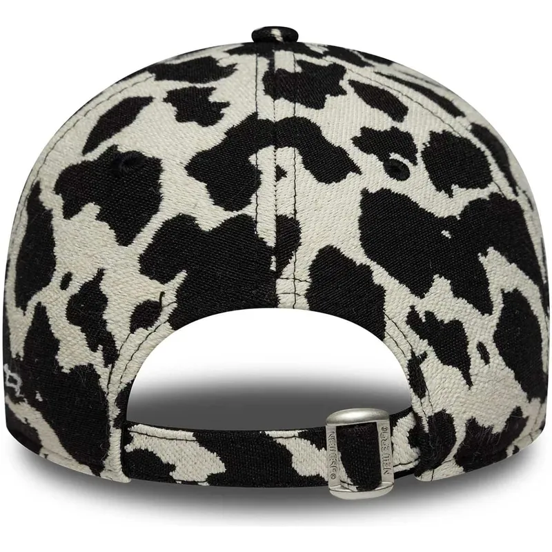 bone-curvo-preto-e-branco-ajustavel-para-mulheres-9forty-cow-midi-da-new-york-yankees-mlb-da-new-era
