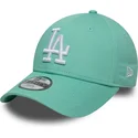 bone-curvo-verde-ajustavel-para-crianca-9forty-league-essential-da-los-angeles-dodgers-mlb-da-new-era