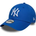 bone-curvo-azul-ajustavel-para-crianca-9forty-league-essential-da-new-york-yankees-mlb-da-new-era