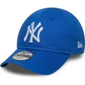 bone-curvo-azul-ajustavel-para-crianca-pequeno-9forty-league-essential-da-new-york-yankees-mlb-da-new-era
