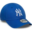 bone-curvo-azul-ajustavel-para-crianca-pequeno-9forty-league-essential-da-new-york-yankees-mlb-da-new-era