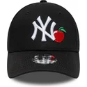 bone-curvo-preto-ajustavel-para-crianca-9forty-fruit-icon-da-new-york-yankees-mlb-da-new-era