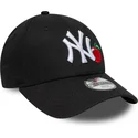 bone-curvo-preto-ajustavel-para-crianca-9forty-fruit-icon-da-new-york-yankees-mlb-da-new-era