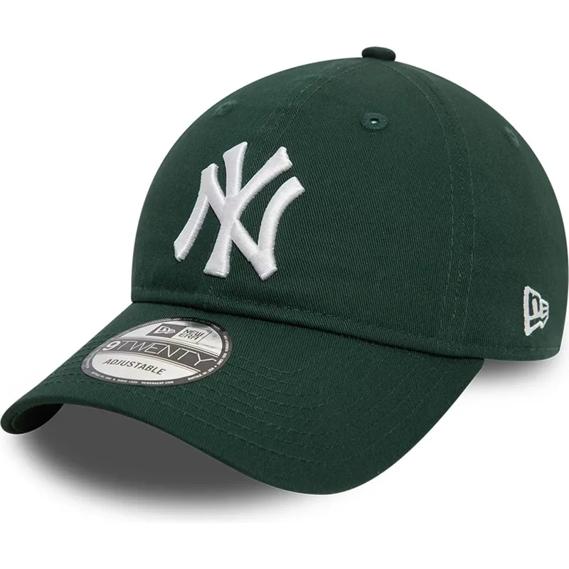 bone-curvo-verde-escuro-ajustavel-9twenty-league-essential-da-new-york-yankees-mlb-da-new-era