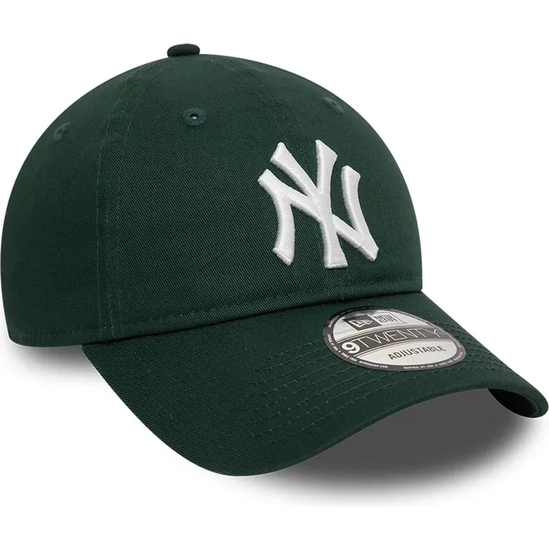 bone-curvo-verde-escuro-ajustavel-9twenty-league-essential-da-new-york-yankees-mlb-da-new-era