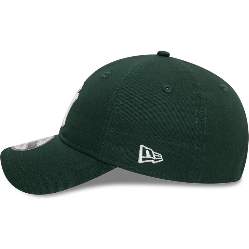 bone-curvo-verde-escuro-ajustavel-9twenty-league-essential-da-new-york-yankees-mlb-da-new-era