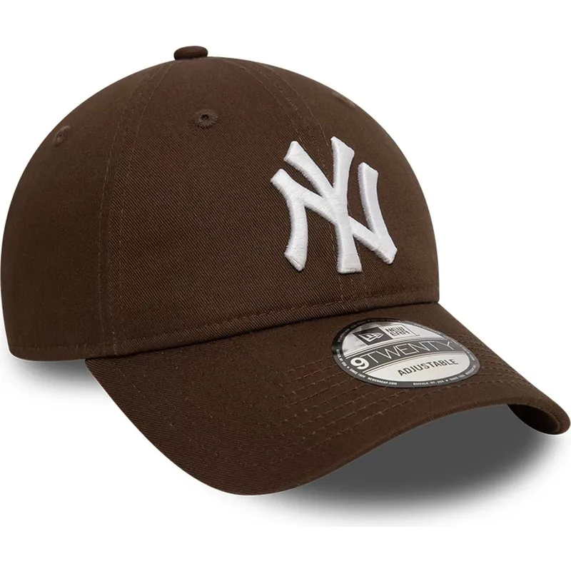 bone-curvo-castanho-ajustavel-9twenty-league-essential-da-new-york-yankees-mlb-da-new-era