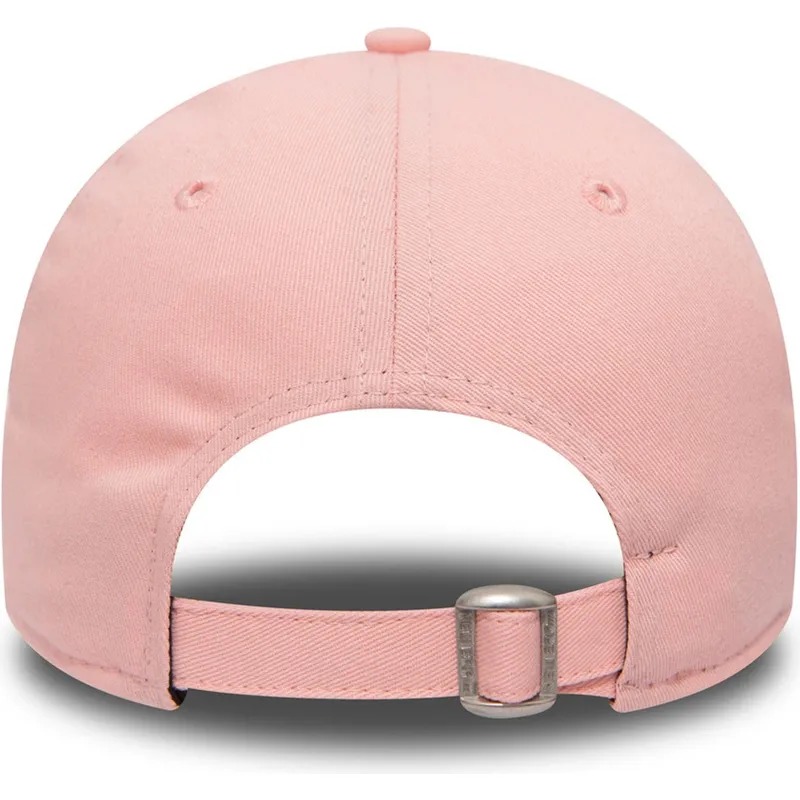 bone-curvo-rosa-ajustavel-9forty-league-essential-da-new-york-yankees-mlb-da-new-era