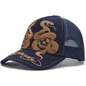 bone-trucker-azul-marinho-skull-and-snakes-graphic-da-ed-hardy