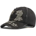 bone-curvo-preto-ajustavel-desert-tiger-da-ed-hardy