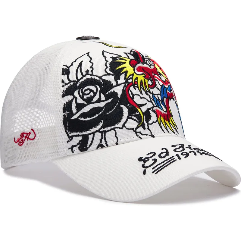 bone-trucker-branco-1971-dragon-and-roses-da-ed-hardy