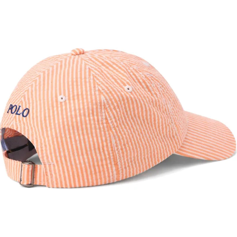 bone-curvo-laranja-ajustavel-stretch-seersucker-da-polo-ralph-lauren