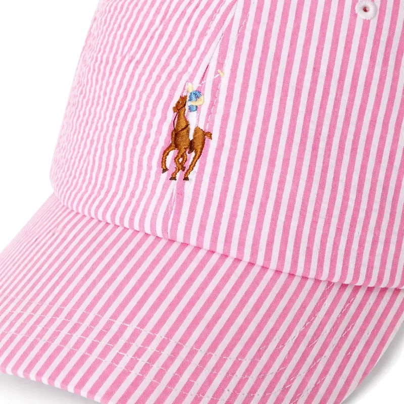 bone-curvo-rosa-ajustavel-stretch-seersucker-da-polo-ralph-lauren