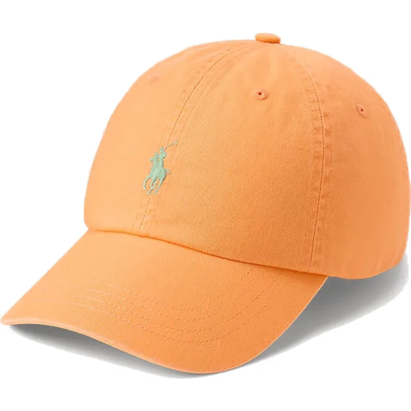 bone-curvo-laranja-ajustavel-classic-sport-twill-da-polo-ralph-lauren