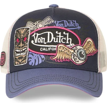 Boné trucker violeta PATCHES14 da Von Dutch