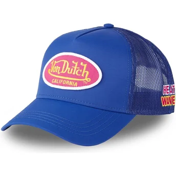 Boné trucker azul POLY12 da Von Dutch
