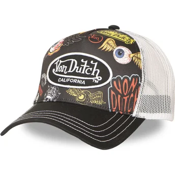 Boné trucker preto SUBL16 da Von Dutch