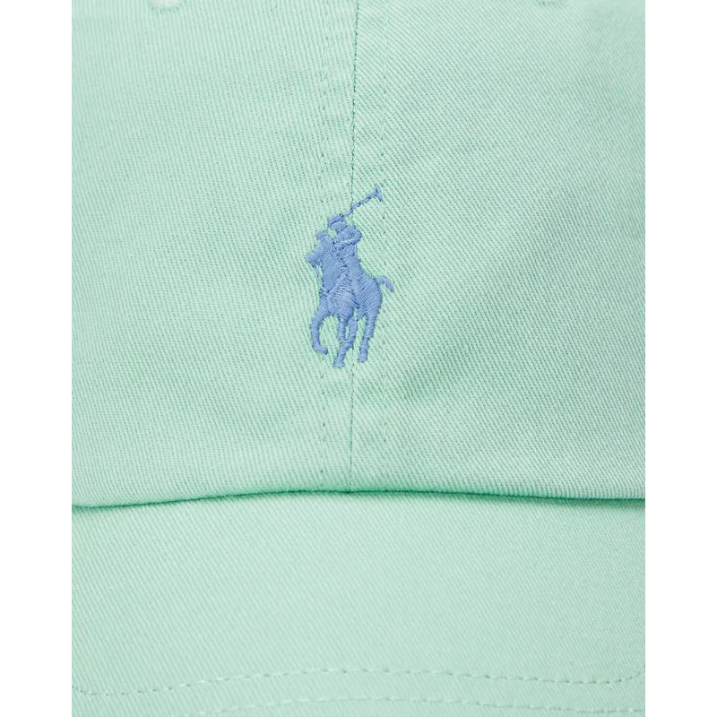 bone-curvo-verde-claro-ajustavel-cotton-chino-classic-sport-da-polo-ralph-lauren