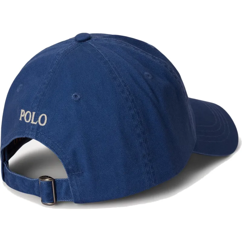 bone-curvo-azul-marinho-ajustavel-com-logo-bege-cotton-chino-classic-sport-da-polo-ralph-lauren