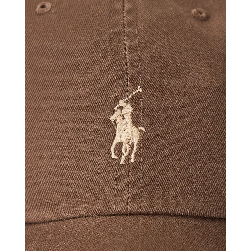 bone-curvo-castanho-escuro-ajustavel-cotton-chino-classic-sport-da-polo-ralph-lauren
