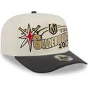 bone-curvo-bege-e-preto-snapback-9fifty-a-frame-classic-da-vegas-golden-knights-nhl-da-new-era