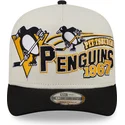 bone-curvo-bege-snapback-9fifty-a-frame-classic-da-pittsburgh-penguins-nhl-da-new-era