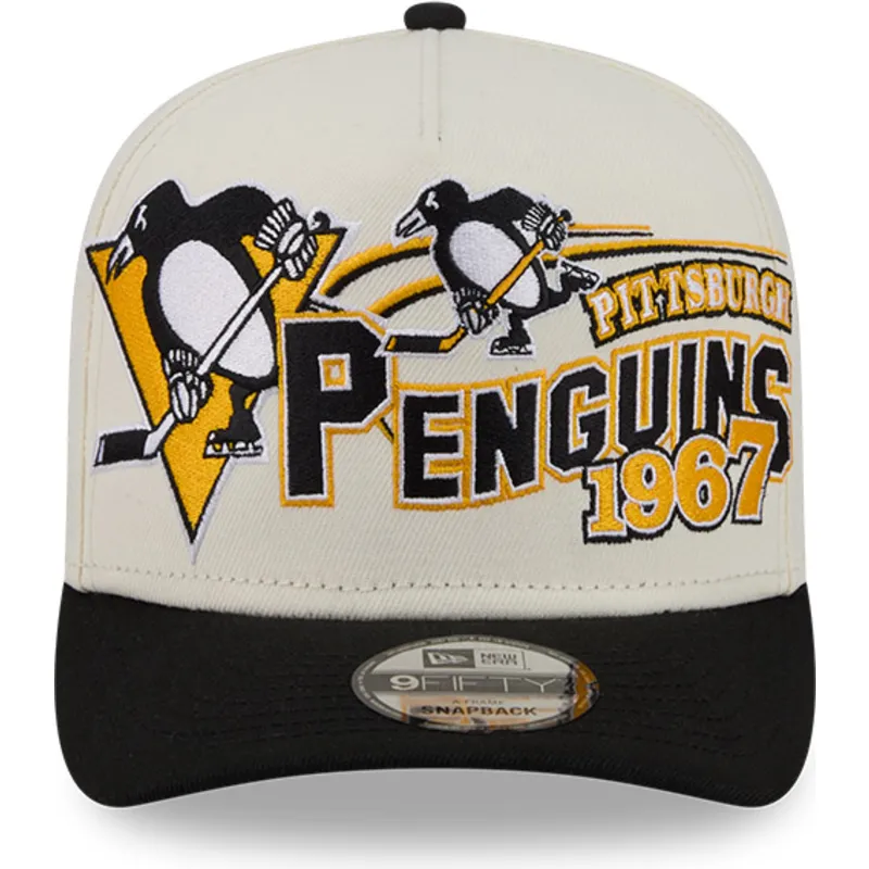 bone-curvo-bege-snapback-9fifty-a-frame-classic-da-pittsburgh-penguins-nhl-da-new-era