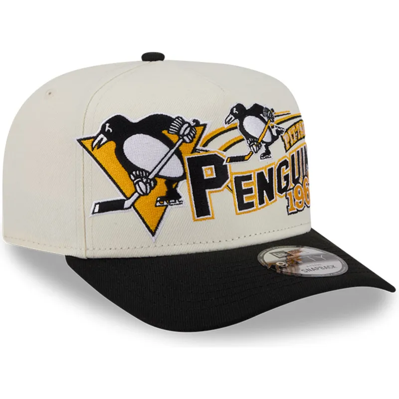 bone-curvo-bege-snapback-9fifty-a-frame-classic-da-pittsburgh-penguins-nhl-da-new-era